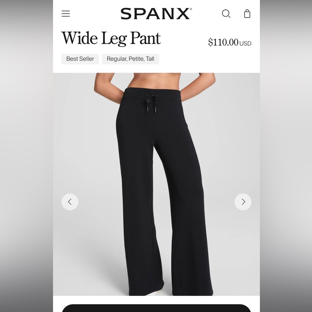 Spanx AirEssentials Wide Leg Pant - Picture 8 of 8